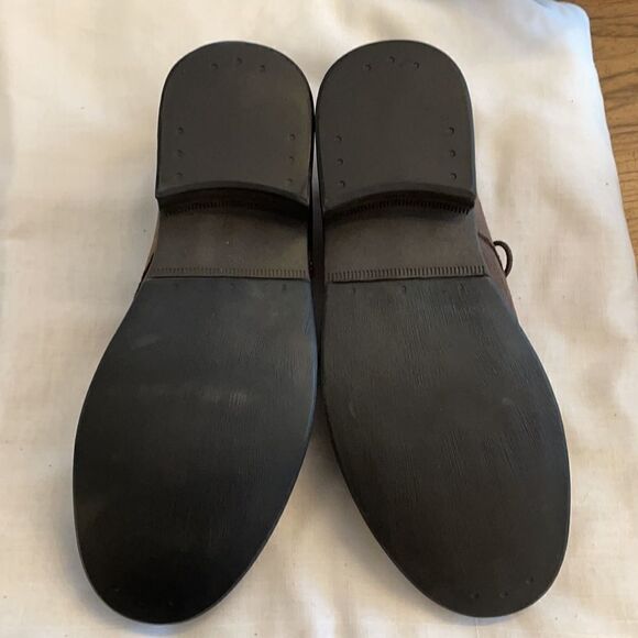 EASTLAND BROWN OILED SUEDE SHOES.  NEW - Picture 5 of 10